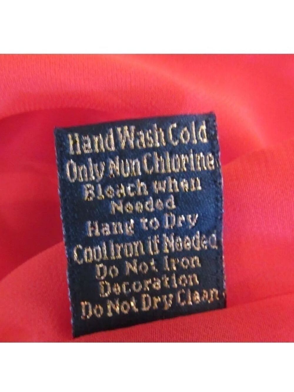 Soft Surroundings Label Noir Casablanca Red Beaded Hippie Tunic Size Lar… - Picture 9 of 11